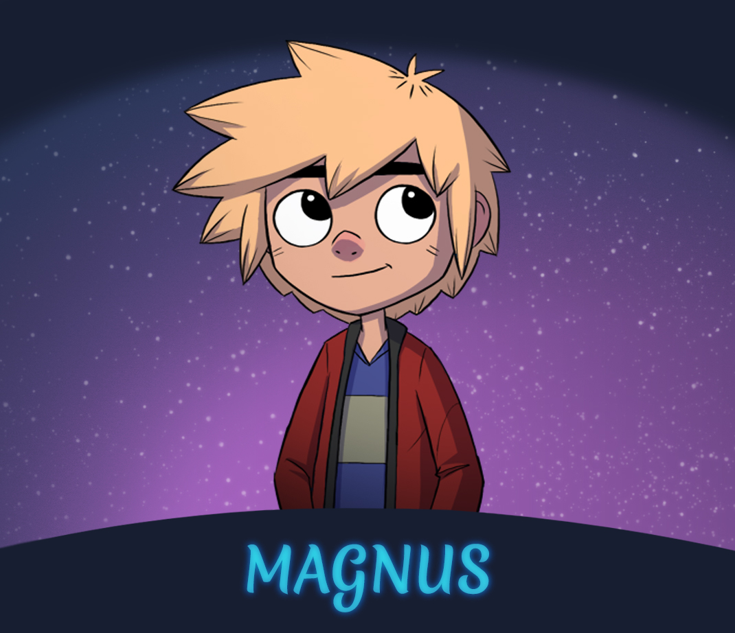 Profilbilde av karakteren Magnus i Spøkelsesvenn